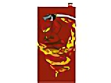 LEGO BATH/BEACH TOWEL NINJAGO FIRE circa 2011