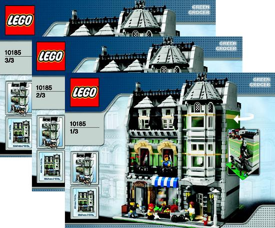 LEGO RARE Modular Green Grocer Set #10185 Includes Instructions