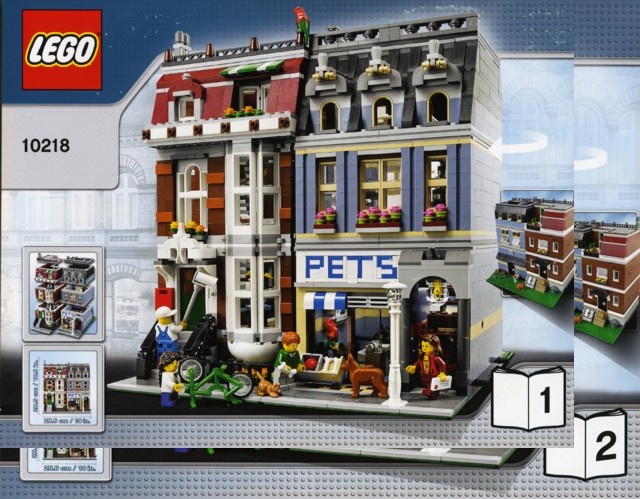 LEGO Creator Pet Shop BRAND NEW Instructions ONLY for Modular Building Set #10218