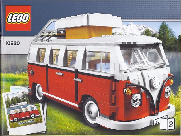 LEGO Creator Volkswagen T1 Camper Van Instructions ONLY for Set #10220