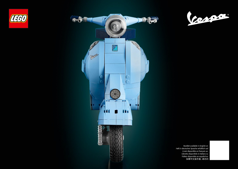 LEGO Creator Vespa 125 Scooter Set #10298 As Pictured