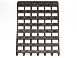 LEGO Dark Brown Castle Gate / Portcullis 1x12x16