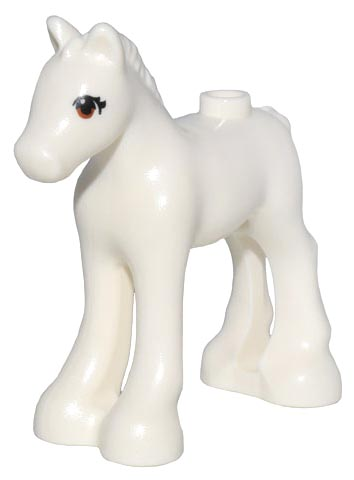LEGO Friends Animal White Foal / Pony / Baby Horse