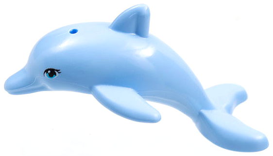 LEGO Animal Dolphin - Bright Light Blue