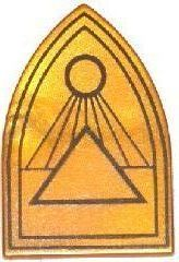 LEGO Shield Pearl Gold for Egyptian Warrior