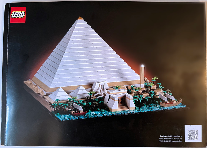 LEGO The Great Pyramid of Giza Set #21058 incl Instructions