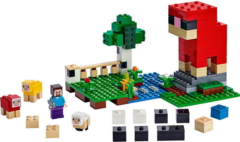 LEGO Minecraft The Wool Farm Set #21153
