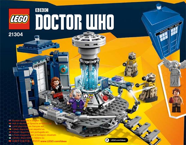 LEGO Doctor Who Set #21304 Includes Box Minifigures and Instructions