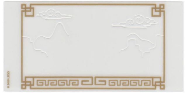 LEGO Ninjago White Plastic Translucent Shadow Theatre Screen from Temple of Airjitzu