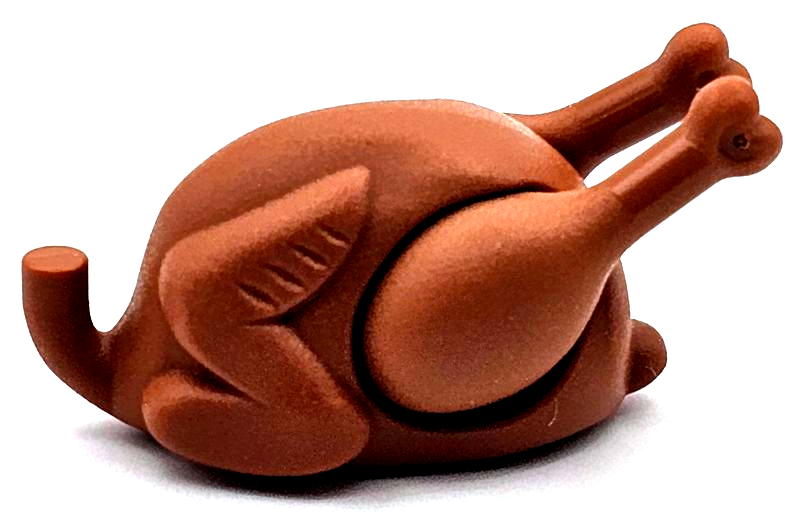 LEGO Turkey Dark Orange with Drumsticks