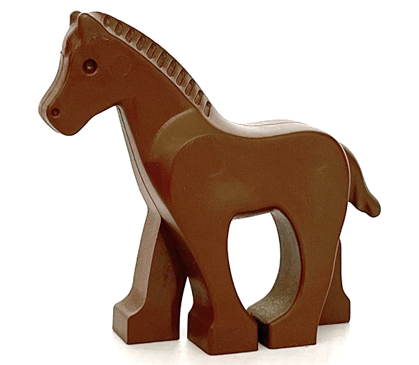 LEGO Paradisa Animal Vintage Brown Pony / Foal / Baby Horse