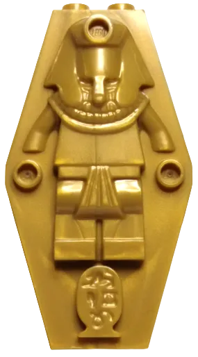 LEGO Adventurers Pearl Gold Coffin Mummy Lid