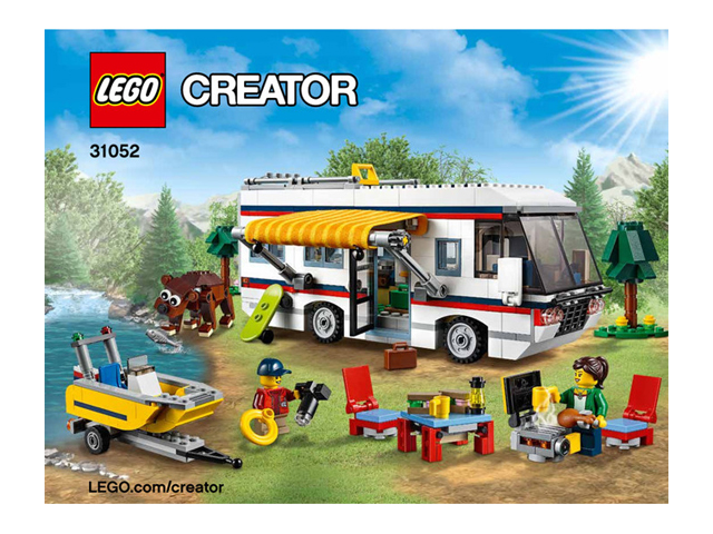 LEGO Creator Vacation Getaways Set #31052 Includes Minifigures and Instructions