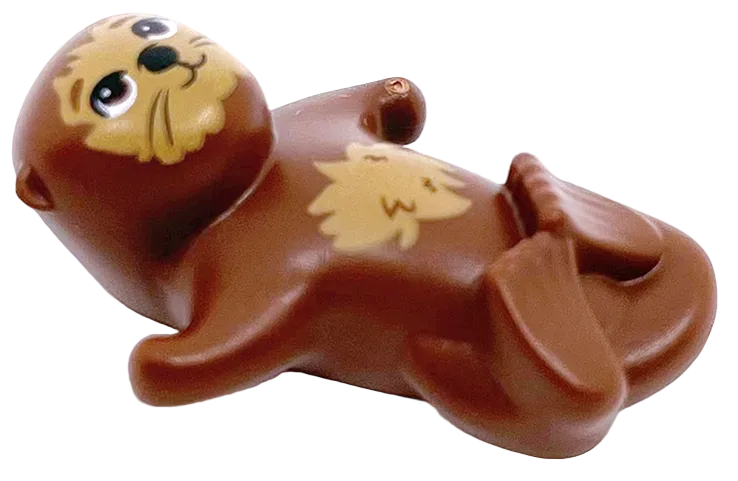 LEGO Animal Sea Otter BRAND NEW Reddish Brown