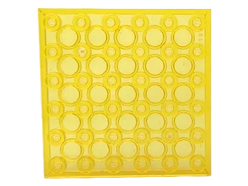 LEGO Vintage Classic Space Trans Yellow Plate 6x6