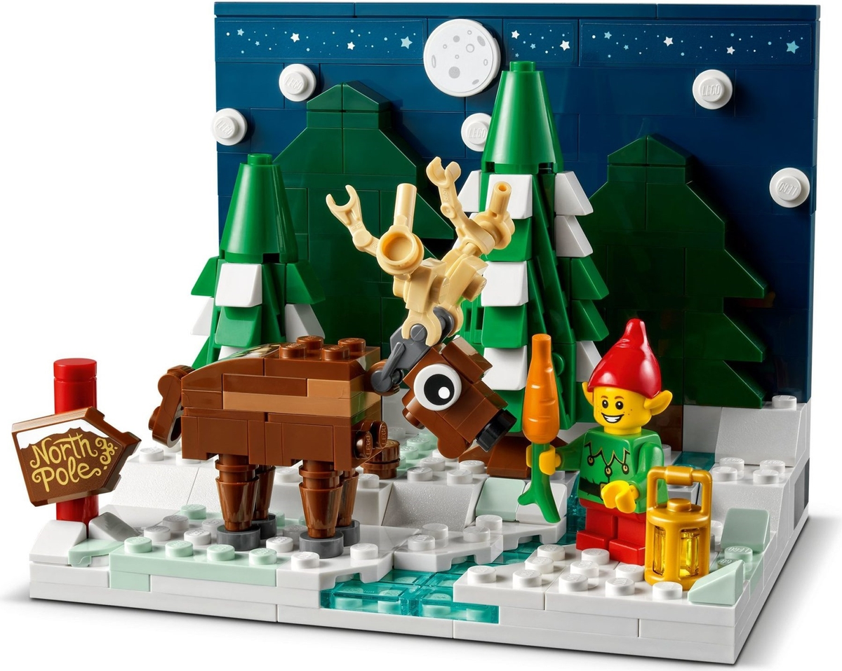 LEGO Santa's Front Yard Set #40484 Includes Minifigure
