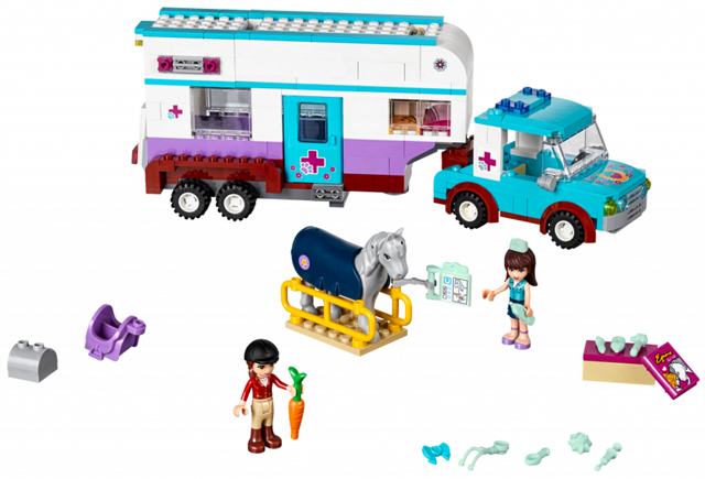 LEGO Friends Horse Vet Trailer Set #41125 BRAND NEW (Box Opened)