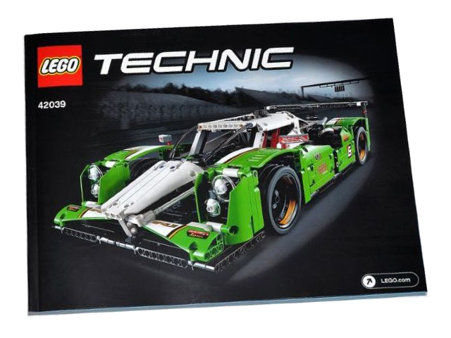 LEGO Technic 24 Hours Race Car Set #42039 Includes Instructions