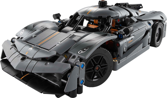 LEGO Technic Koenigsegg Jesko Absolut Gray Hypercar Set #42173 BRAND NEW Pieces and Instructions
