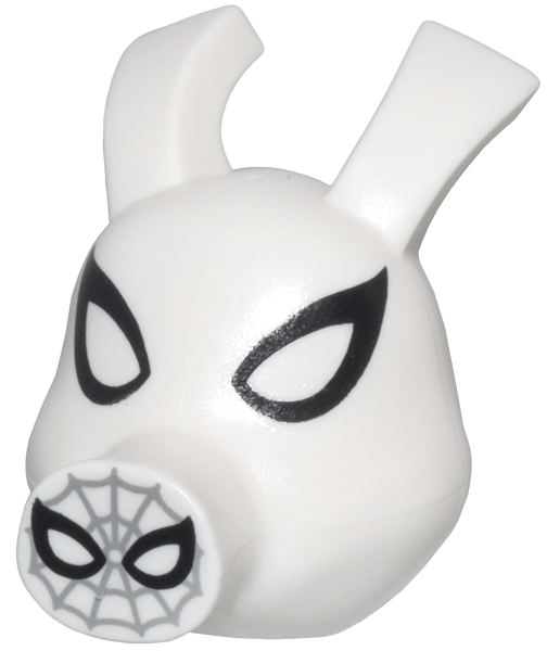LEGO Marvel Superheroes Head from Snow Spider-Ham Minifigure