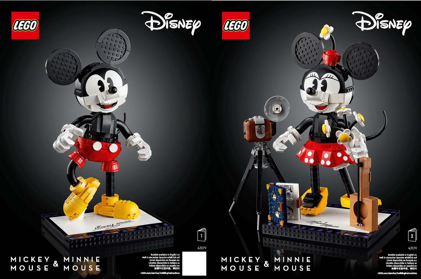 LEGO Disney Mickey Mouse and Minnie Mouse Set #43179