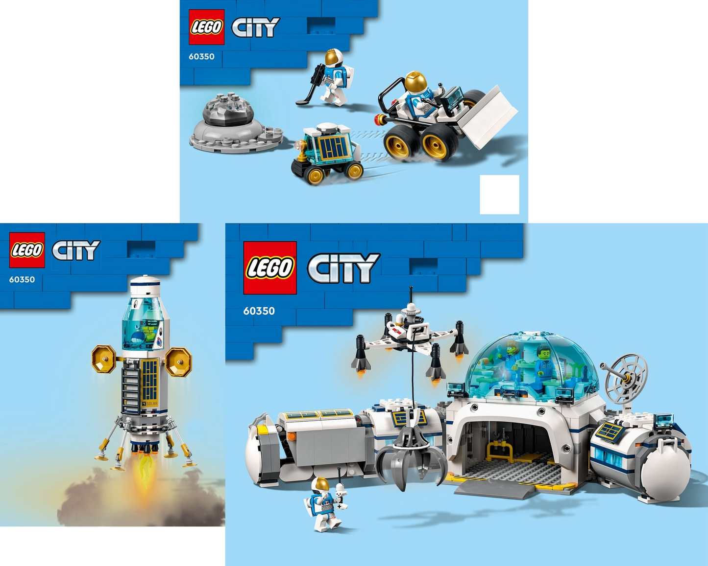 LEGO City / Space Lunar Research Base Set #60350