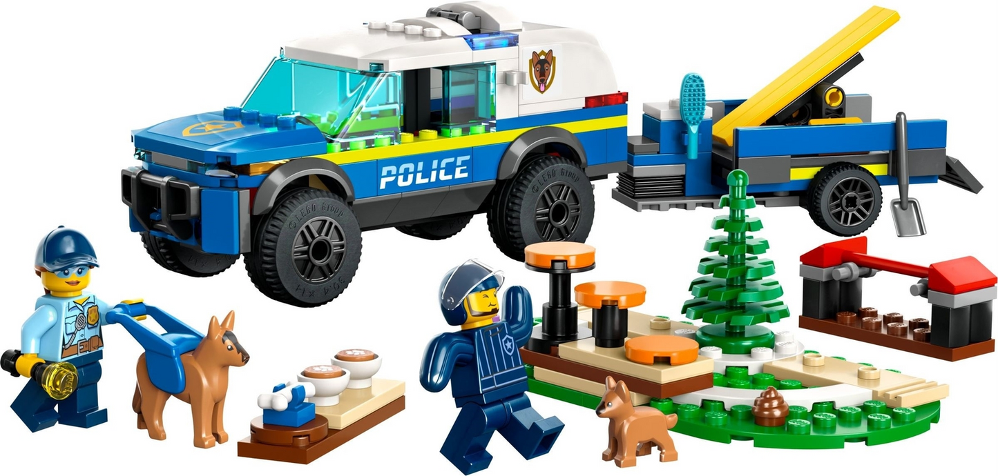 LEGO City Mobile Police Dog Training Set #60369 BRAND NEW Pieces Minifigures and Instructions