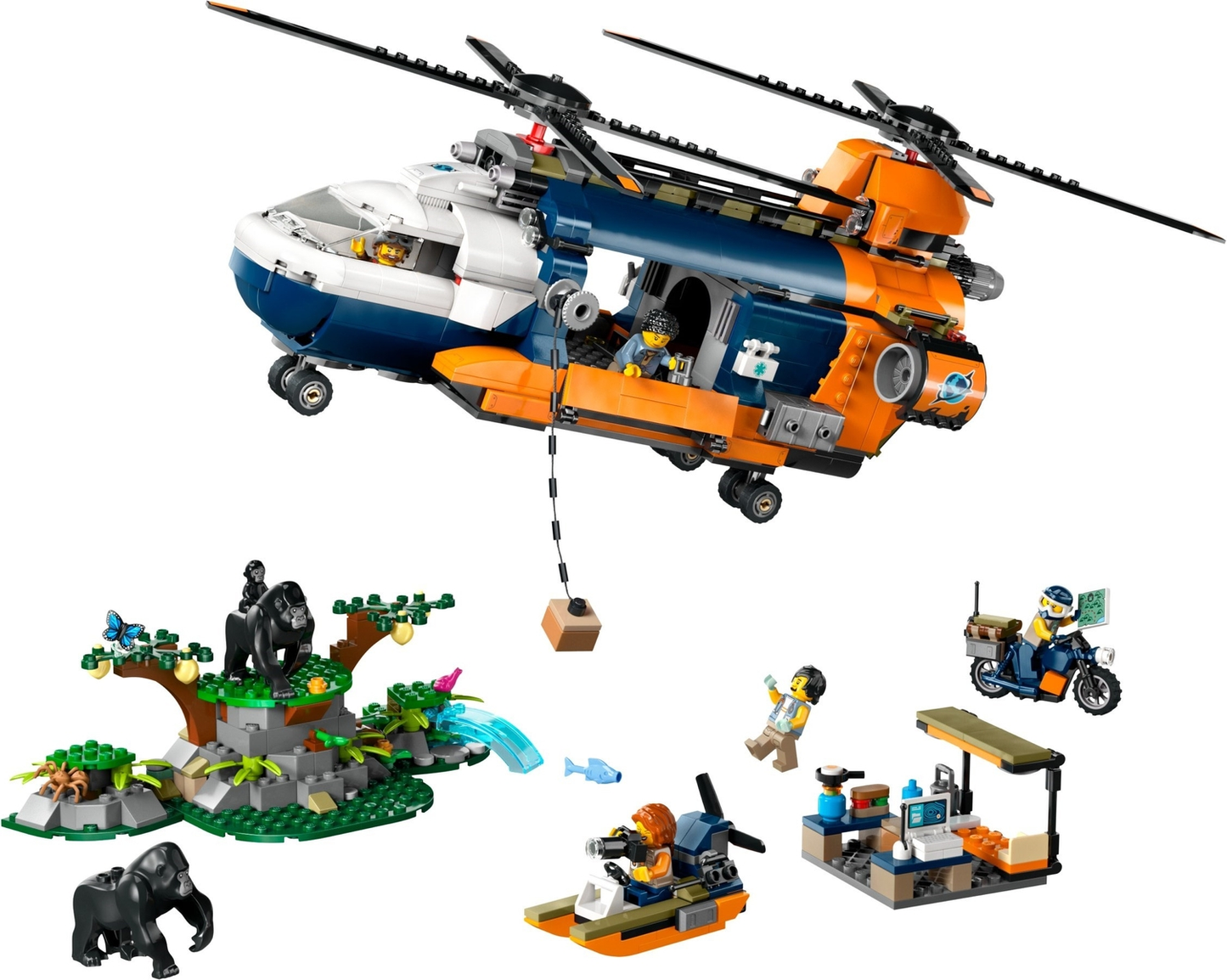 LEGO City Jungle Explorer Helicopter Set #60437