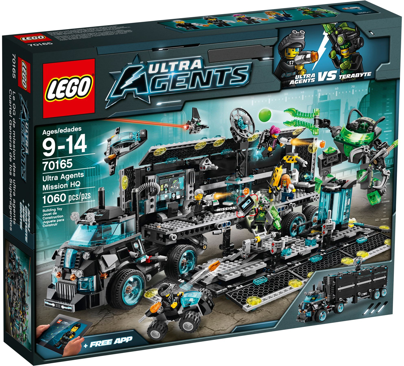 LEGO Ultra Agents Mission HQ Set #70165 BRAND NEW