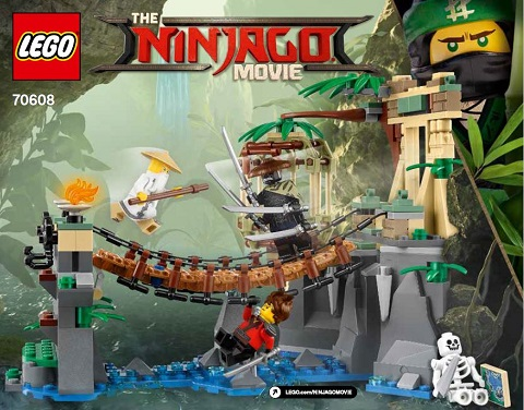LEGO Ninjago Master Falls #70608 Includes Minifigures and Instructions