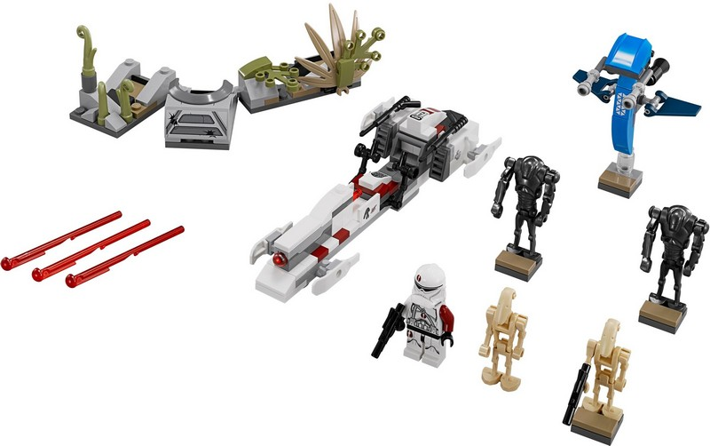 LEGO Star Wars Battle on Saleucami Set #75037 As Pictured