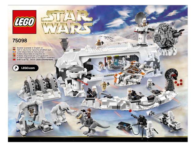 LEGO Star Wars UCS Assault on Hoth Set #75098 Includes Instructions & Minifigures