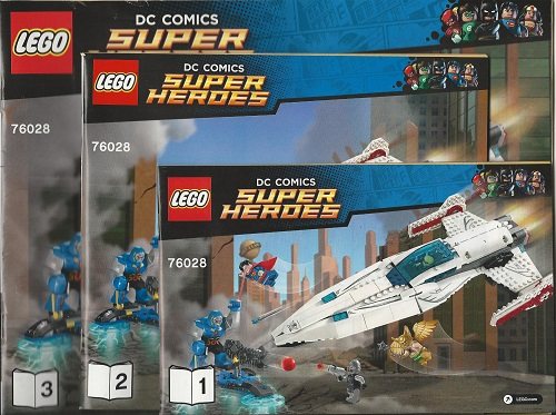 LEGO DC Superheroes Darkseid Invasion Set #76028 Includes Minifigures and Instructions