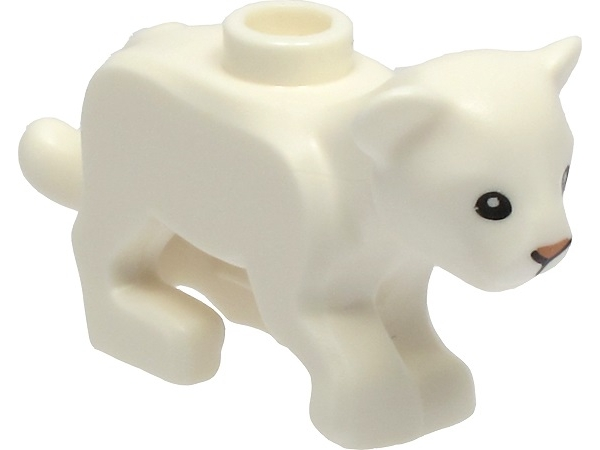 LEGO Animal White Cat / Lion Baby Cub