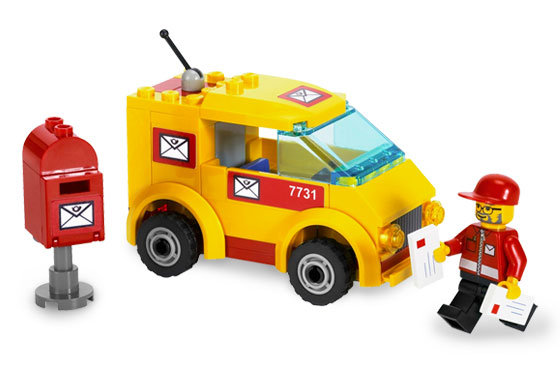 LEGO City Mail Van BRAND NEW Set #7731