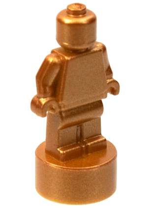 LEGO Statuette / Trophy Metallic Copper