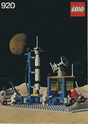 LEGO RARE Vintage Classic Space Alpha-1 Rocket Base Set #920 Incl. MinifigS & Instructions