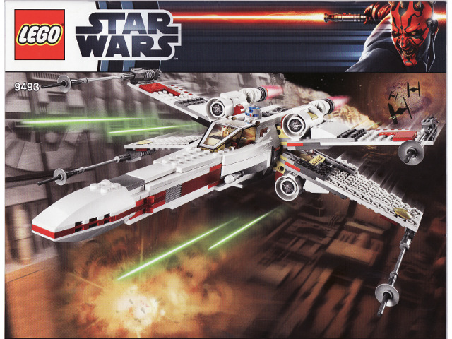 LEGO Star Wars X-wing Starfighter Set #9493 Includes Instructions , no Minifigures