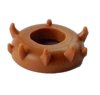 LEGO Star Wars Zabrak Headpiece for Kao Cen Darach Minifigure - Medium Nougat