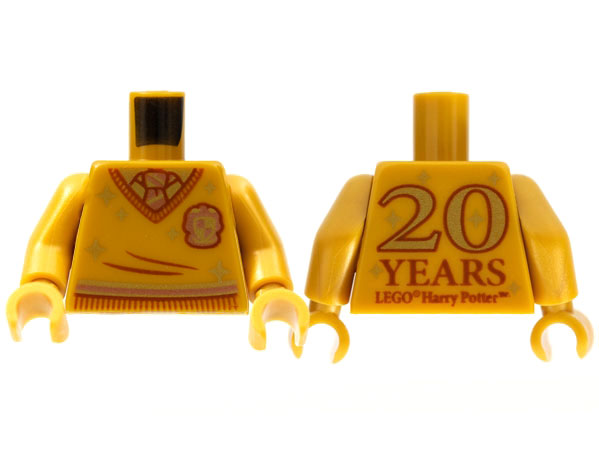 LEGO Harry Potter Ron Weasley Pearl Gold 20th Anniversary Minifigure