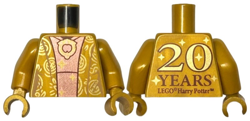 LEGO Harry Potter Professor Minerva McGonagall Pearl Gold 20th Anniversary Minifigure