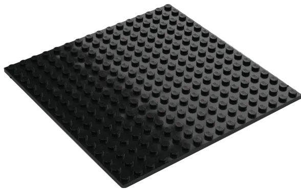 LEGO Plate 16x16 Black