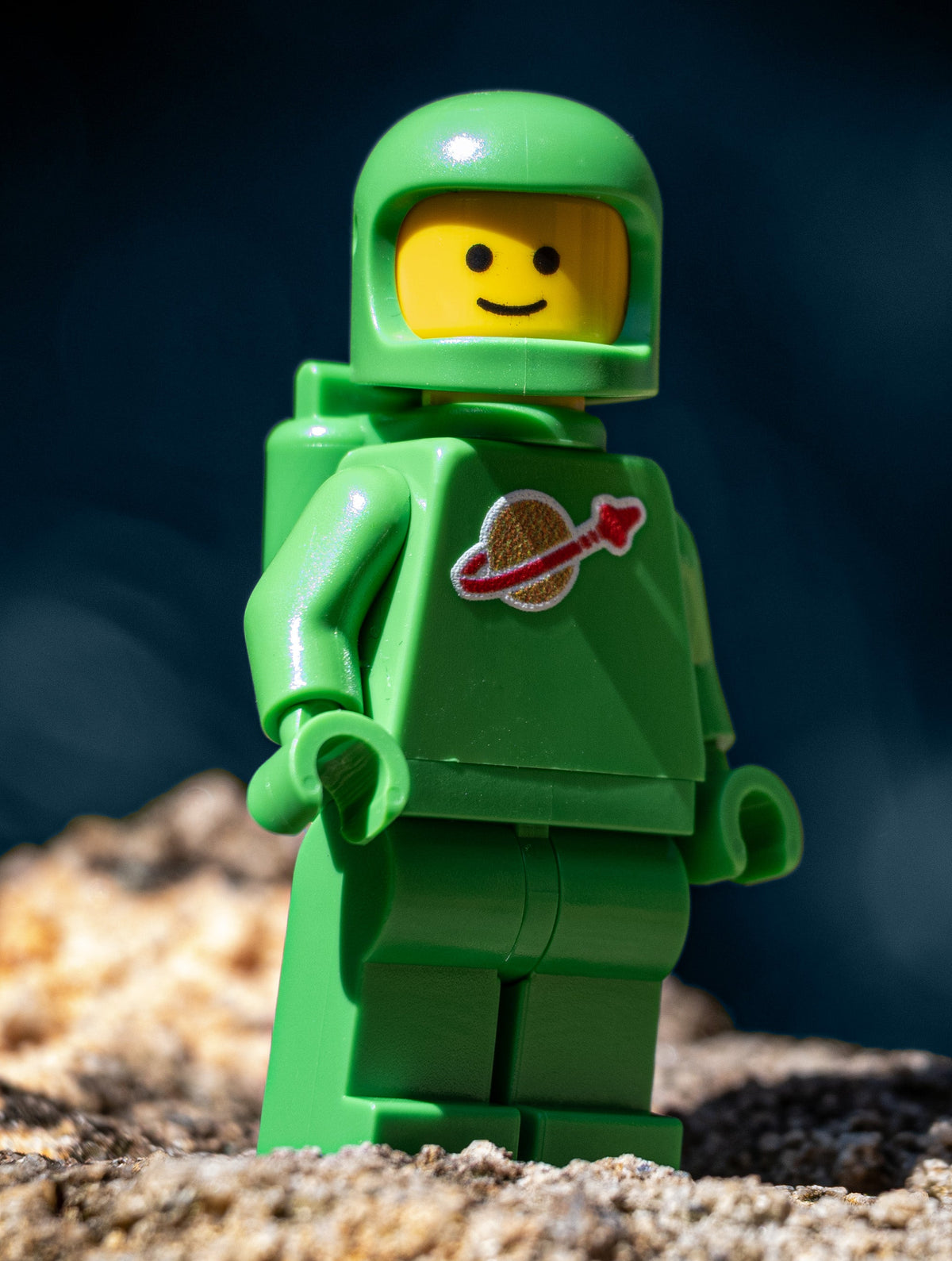 Exclusive Waller Customs Bright Green Spaceman UV Printed incl. Air Tanks! Sold only at BrickResales!