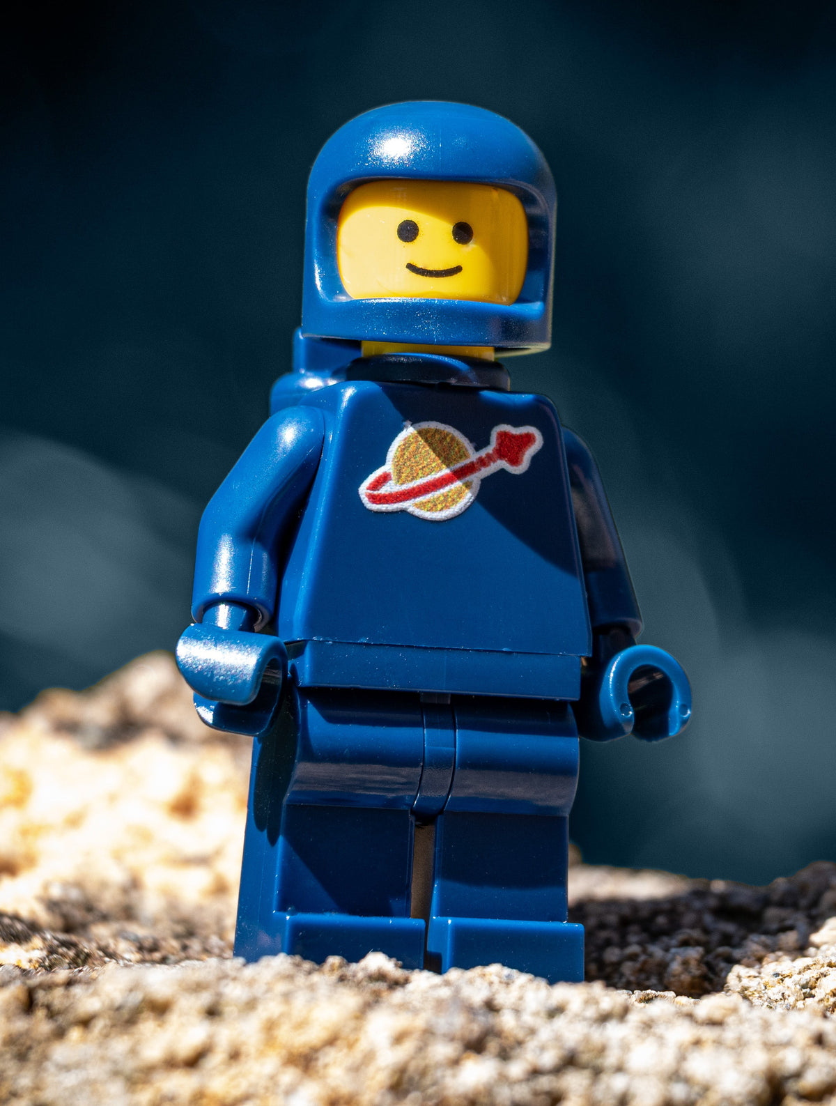 Exclusive Waller Customs Dark Blue Spaceman UV Printed incl. Air Tanks! Sold only at BrickResales!