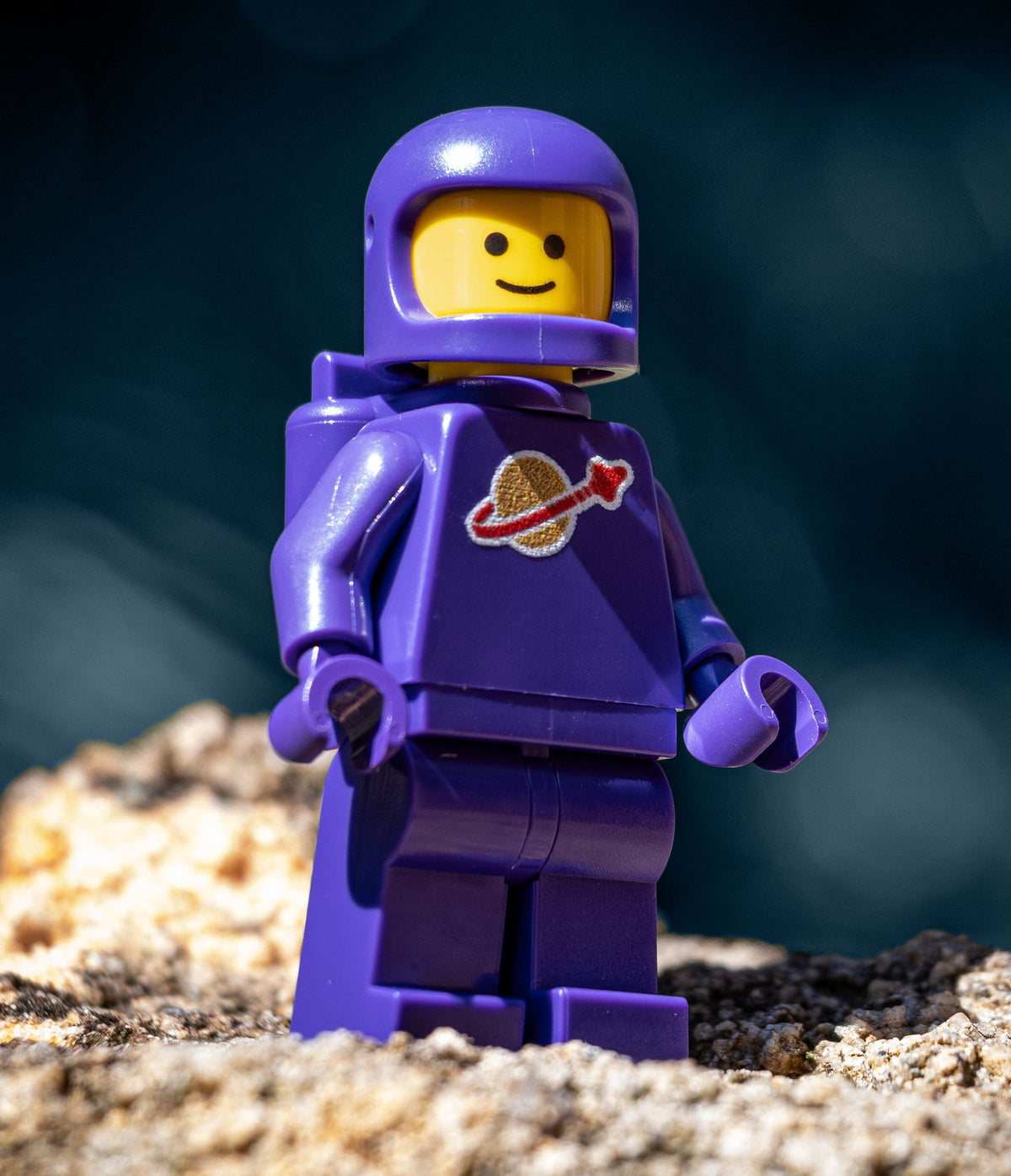 Exclusive Waller Customs Dark Purple Spaceman UV Printed incl. Air Tanks! Sold only at BrickResales!