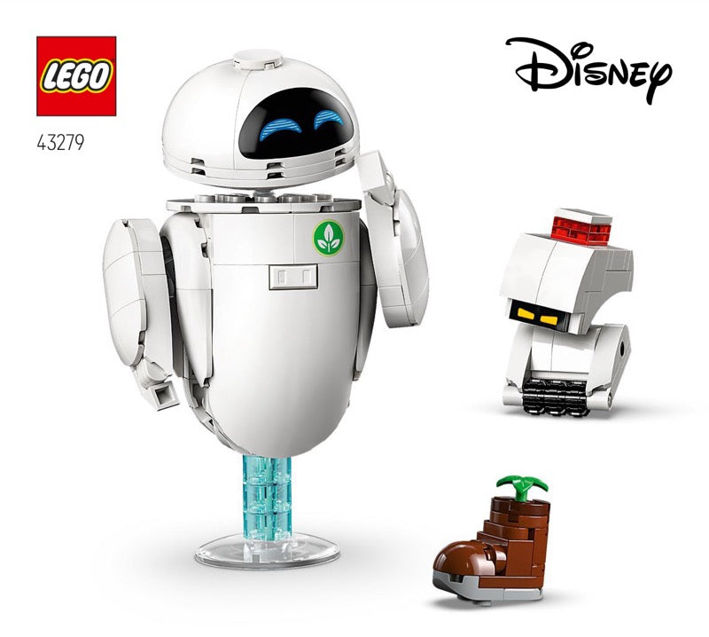 LEGO Disney Eve and Mo from Set #43279 As Pictured