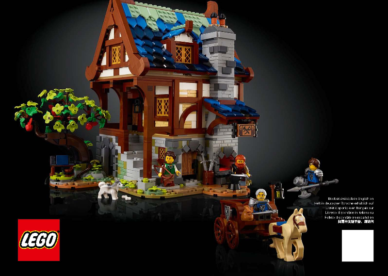 LEGO Ideas Set Medieval Blacksmith Set #21325 incl. Minifigure & Instructions