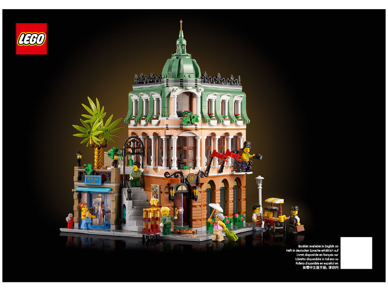 LEGO Modular Boutique Hotel Set #10297 incl Minifigures & Instructions!