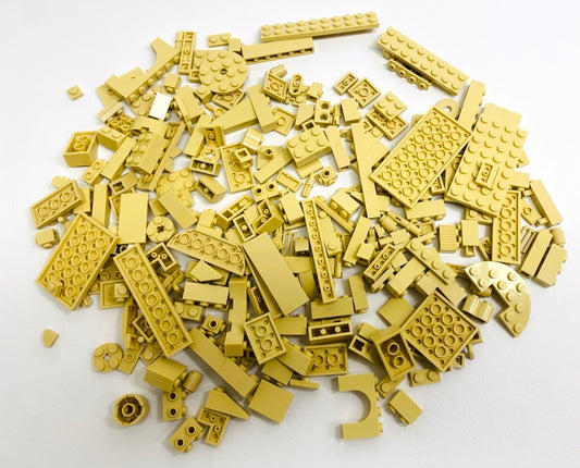 LEGO Tan Fun Pack Mixed Pieces Bricks Slopes Plates and More