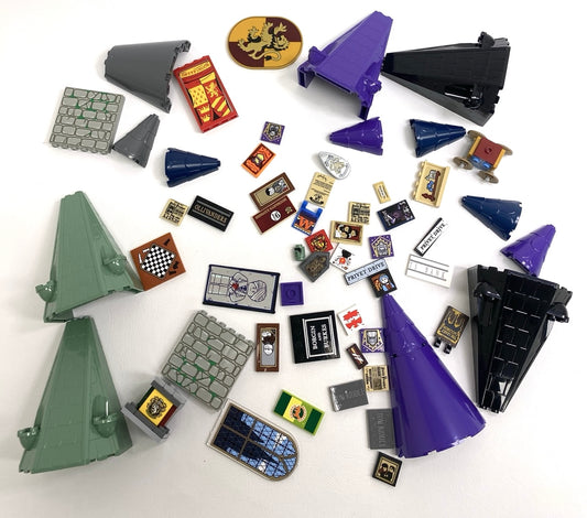 LEGO Harry Potter Hogwarts Fun Pack Mixed Roof Turrets Tiles Panels Bricks and More